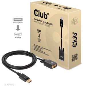 Club3D Kabel DisplayPort > VGA St/St 2m retail