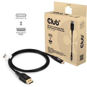 Club3D Kabel USB Typ C  DP 2.1 1m 10K60Hz St/St