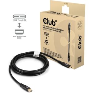 Club3D Kabel USB Typ C  MiniDP 2.1 2m 8K30Hz St/St