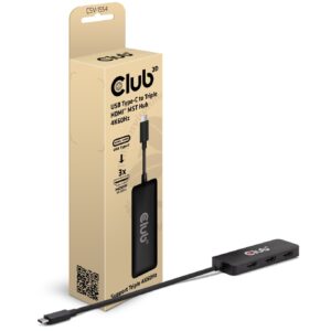 Club3D MST-Hub USB 3.2 Typ C > 3x HDMI 4K60Hz St/Bu retail