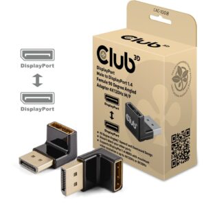 Club3D Adapter DP > DP 1.4 90° abgewinkelt 4K@120Hz St/Bu retail