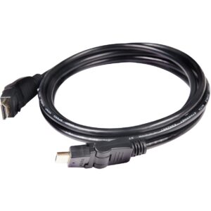 Club3D HDMI-Kabel A -> A 2.0 360° Drehbar 4K60Hz UHD 2 Meter retail