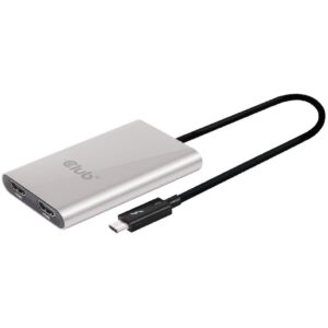 Club3D Adapter Thunderbolt 3 > 2x HDMI 4K@60Hz aktiv St/Bu retail