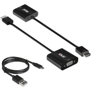 Club3D Adapter HDMI 1.4 > VGA (mit Audio) St/Bu retail