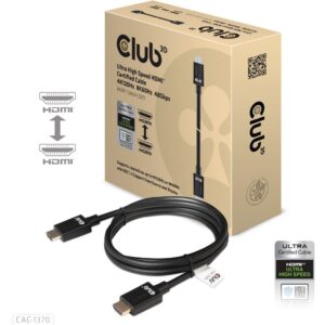 Club3D HDMI-Kabel A -> A 2.1 Ultra High Speed 10K HDR 1.5m retail