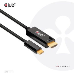 Club3D HDMI-Kabel A -> USB-C aktiv 4K60Hz 1.8m retail
