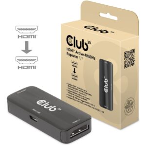 Club3D Repeater HDMI > HDMI 4K60Hz aktiv Bu/Bu
