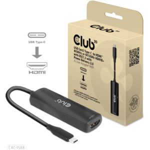 Club3D Adapter USB 3.2 Typ C > HDMI 2.1 HDR10 8K60Hz aktiv