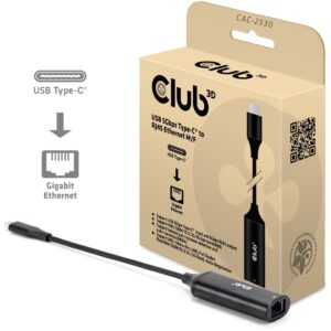 Club3D Adapter USB-C > RJ45 5Gbps St/Bu