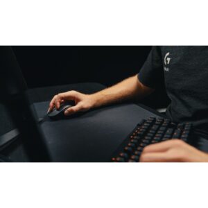Logitech G PRO X SUPERLIGHT 2 DEX - Maus - ergonomisch - Fr Rechtshänder - optisch - 5 Tasten - kabellos. kabelgebunden - 2.4 GHz. USB - Schwarz