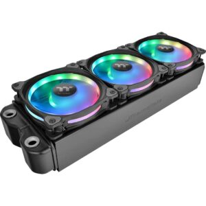 120mm Thermaltake Riing Duo 12 RGB Radiator Fan 3 Pack Black