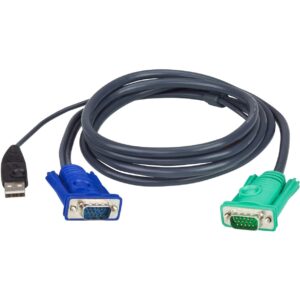 ATEN 2L-5205U KVM-Kabel VGA USB schwarz 5m