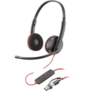 HP Poly Blackwire 3220 Kabelgebunden USB-A/C Schwarz
