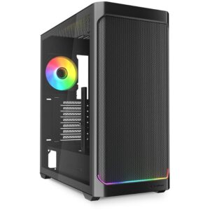 Sharkoon AK4W RGB ATX 1xGlas Black