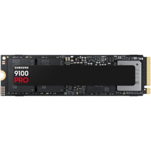M.2. SAMSUNG 9100 PRO NVMe 4TB PCIe 5.0 14.800 MB/s Lesen 13.400 MB/s Schreiben Interne SSD fr Gaming Schwarz