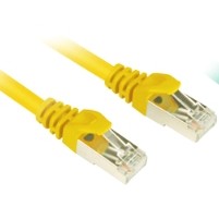Sharkoon Kabel RJ45 CAT.6 SFTP 0.25m gelb