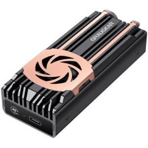 GRAUGEAR externes Gehäuse M.2NVMe SSD PCIe4.0 40Gbit