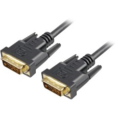 Sharkoon Kabel DVI-D -> DIV-D (24+1) 1m schwarz