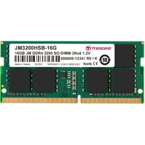16GB PC 3200 CL22 Transcend JetRam. JM3200HSB-16G