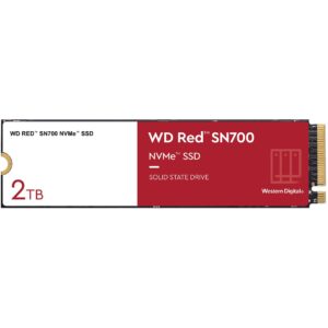 2,5" WD Red SN700 NVMe 2TB M.2 2280 PCIe Gen3 8Gb/s internal drive for NAS devices