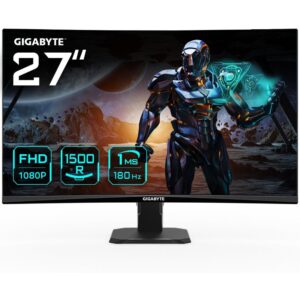 GIGABYTE GS27FC 68,6cm 27Zoll EDGE VA 1920x1080 FHD 250cd/m2 180Hz 2xHDMI 2.0 1xDP 1.4