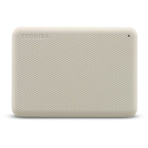 Toshiba Storage Canvio Advance 2 TB, Externe Festplatte (beige, Micro-USB-B 3.2 Gen 1 (5 Gbit/s))