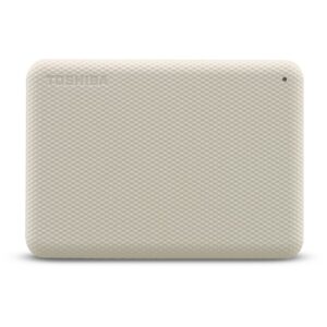 Toshiba Storage Canvio Advance 4 TB, Externe Festplatte (beige, Micro-USB-B 3.2 Gen 1 (5 Gbit/s))