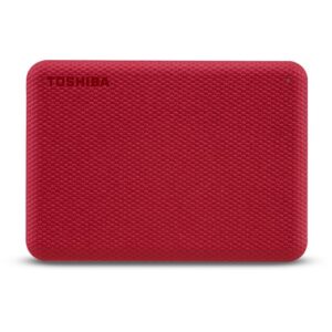 Toshiba Storage Canvio Advance 4 TB, Externe Festplatte (rot, Micro-USB-B 3.2 Gen 1 (5 Gbit/s))