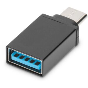DIGITUS USB Type-C Adapter, Type-C - A-Buchse, schwarz