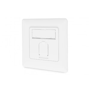 DIGITUS Netzwerkdose CAT 6A Klasse EA geschirmt 1xRJ45 weiß