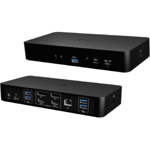 I-TEC Universal Intelligent Dual Display DS 2xHDMI 2xDP 1xGLAN 2xUSB-C Gen2 3xUSB-A Gen2