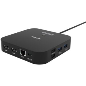 I-TEC USB-C Dual HDMI DS 2x HDMI 1x GLAN 2x USB-A 3.2 2x USB 2.0 1x USB-C Gen2 1x USB-C