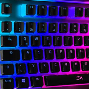 HP HyperX Pudding Keycaps Tastenkappen Schwarz
