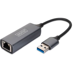 Digitus USB 3.0 > RJ45 (ST-BU) Adapter Schwarz