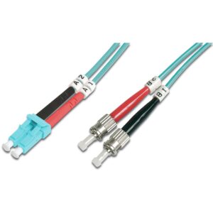DIGITUS LWL Patchkabel LC -> ST 10.00m Multimode Duplex OM3