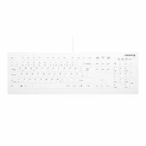 Cherry Keyboard AK-C8112 Medical corded sealed [DE] white IP68 kabelgebunden. vollversiegelt. IP68