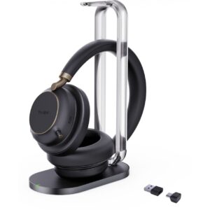 Yealink Bluetooth Headset BH76 Plus with Charging Stand Teams Black USB-C/A