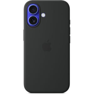 APPLE iPhone 16 Silicone Case with MagSafe - Black