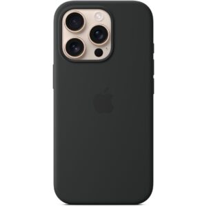 APPLE iPhone 16 Pro Silicone Case with MagSafe - Black