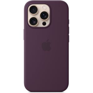 APPLE iPhone16 Pro Silicone Case with MagSafe - Plum