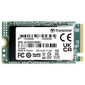 TRANSCEND 256GB M.2 2242PCIe Gen3x4 NVMe 3D TLC DRAM-less