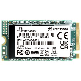 TRANSCEND 1TB M.2 2242PCIe Gen3x4 NVMe 3D TLC DRAM-less