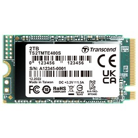TRANSCEND 2TB M.2 2242 PCIe Gen3x4 NVMe 3D TLC DRAM-less