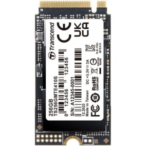 TRANSCEND 256GB M.2 2242 PCIe Gen4x4 NVMe 3D TLC DRAM-less