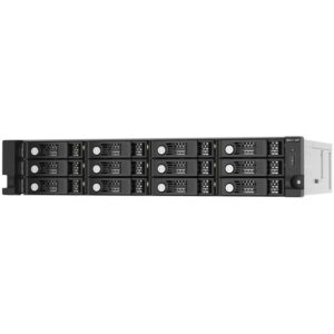QNAP TL-R1220SEP-RP 12-bay 2U rackmount SAS 12Gbps JBOD expansion enclosure with SAS expander 12Gbps & SAS/SATA 6Gbps drives