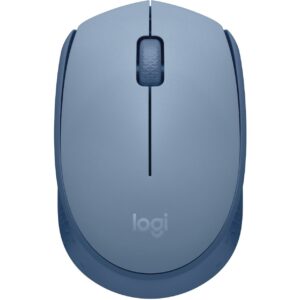 Logitech M171 Mouse right and left-handed optical 3 buttons wireless 2.4 GHz USB wireless receiver blue/grey