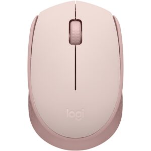 Logitech M171 Mouse right and left-handed optical 3 buttons wireless 2.4 GHz USB wireless receiver pink