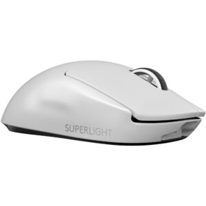 Logitech PRO X SUPERLIGHT Wireless Gaming Mouse Mouse optical 5 buttons wireless 2.4 GHz USB LIGHTSPEED receiver white