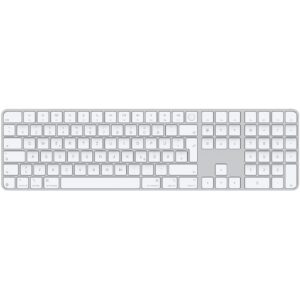 Apple Magic Keyboard with Touch ID and Numeric Keypad for Mac models with Apple silicon - German - White Keys