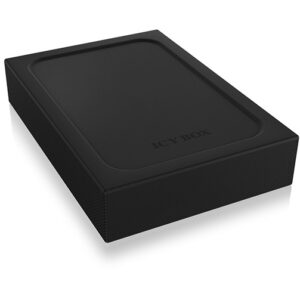 2.5 6cm 1x SATA 2.5" (bis 15 mm BH) zu 1x USB 3.0 Host. Schreibschutz Funktion. Aluminium + Siliconschutzhülle. ICY BOX